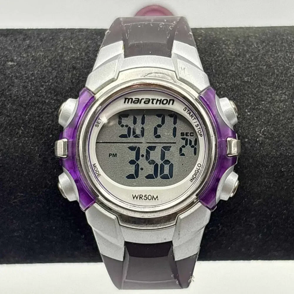 Purple Marathon Digital Watch
